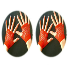 Öffnen Sie rote Fingerhandschuhe smart Handschuhe fingerless Handschuhe Frauen
